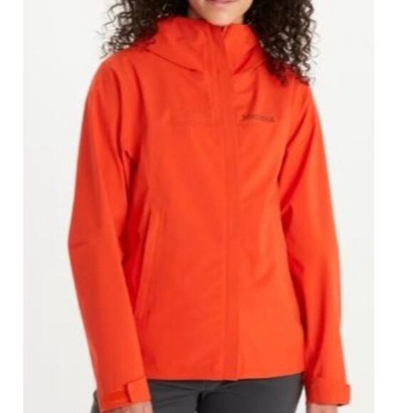 Marmot Jackets & Blazers - Marmot Classic Outdoor Hiking Gorpcore Red Hooded Gore Tex Rain Jacket Small